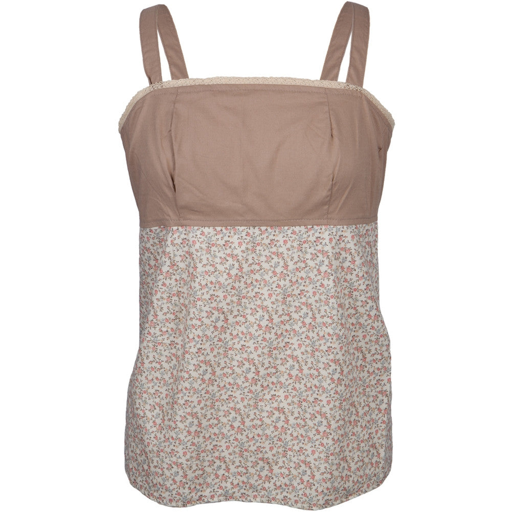 Tan Pattern Juniors Tank Top Juniors Tank Tops Old Glory LG Tan