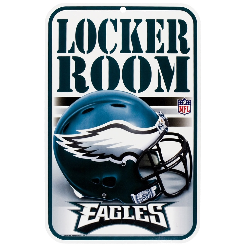 Philadelphia Eagles - Helmet Locker Room Sign Signs Old Glory OS Blue