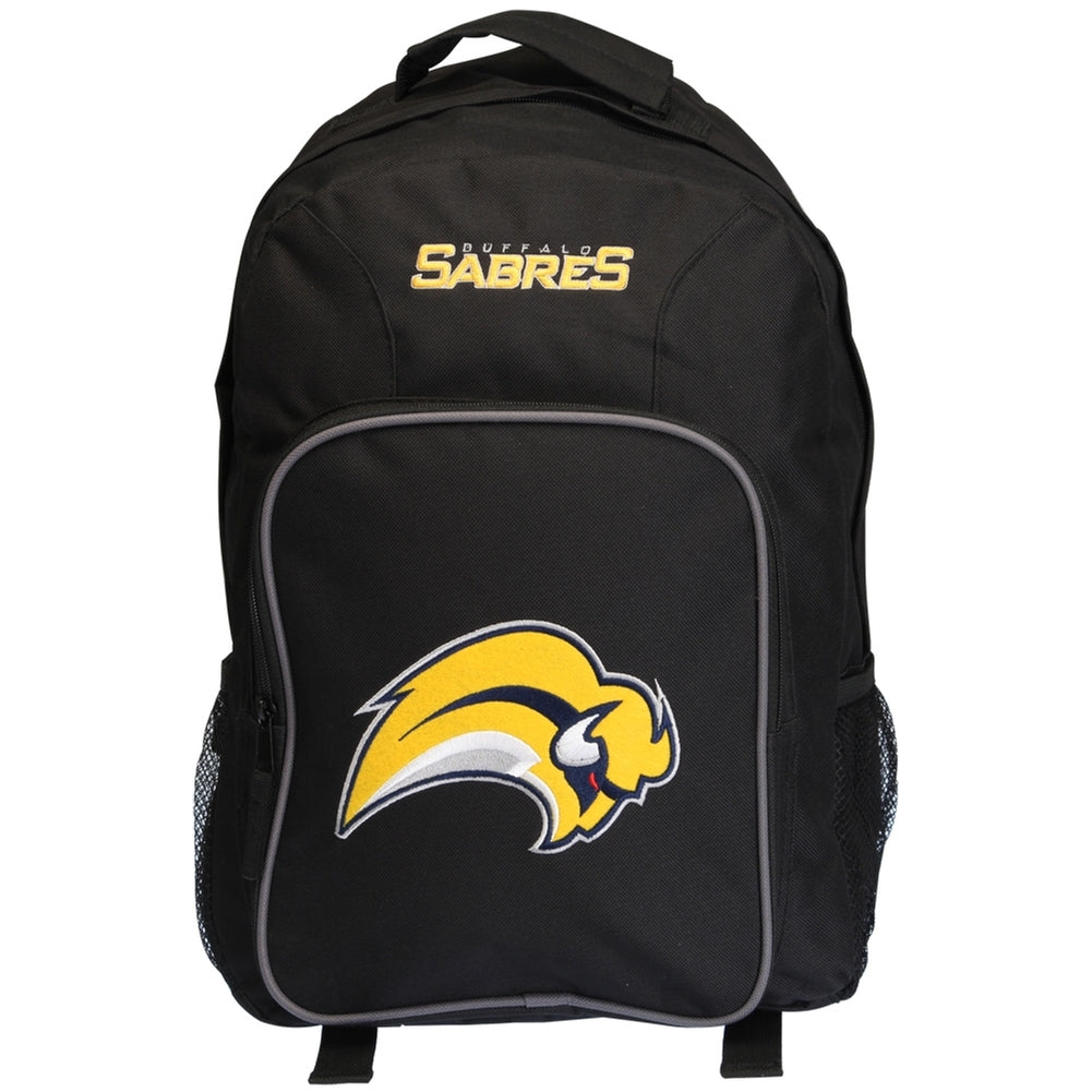 Buffalo Sabres - Logo Medium Backpack Backpacks Old Glory OS Black