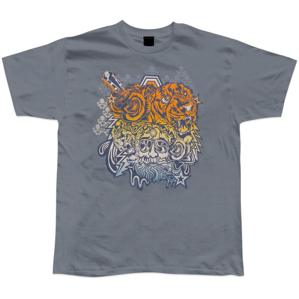 Grateful Dead - Garcia Tigers T-Shirt Men's T-Shirts Grateful Dead 2XL Grey