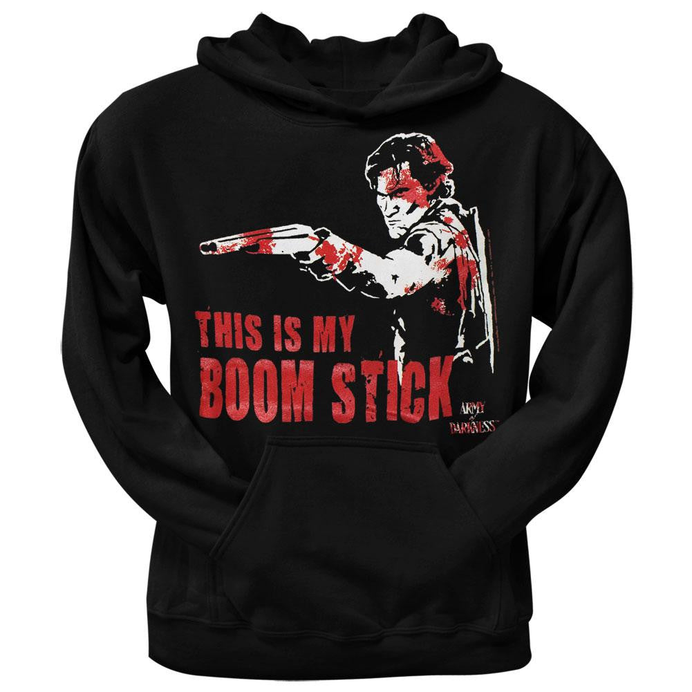 Army Of Darkness - Bloody Boom Stick Pullover Hoodie Men's Hoodies Army of Darkness SM Black