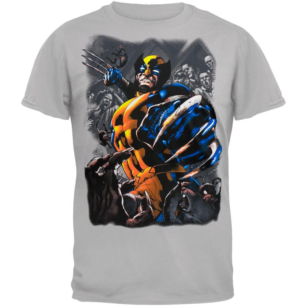 Wolverine - Slasher T-Shirt Men's T-Shirts Wolverine LG Grey