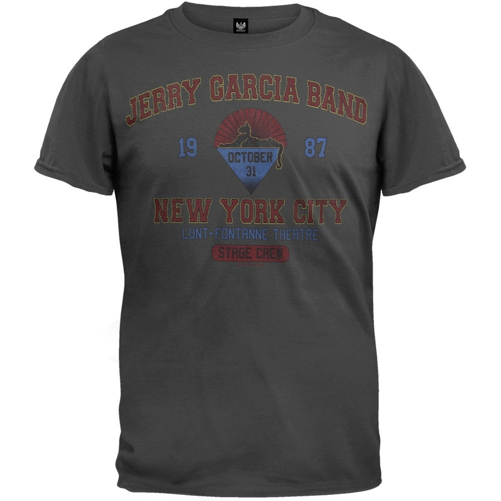 Jerry Garcia - JGB 1987 Soft T-Shirt Men's T-Shirts Jerry Garcia 2XL Grey