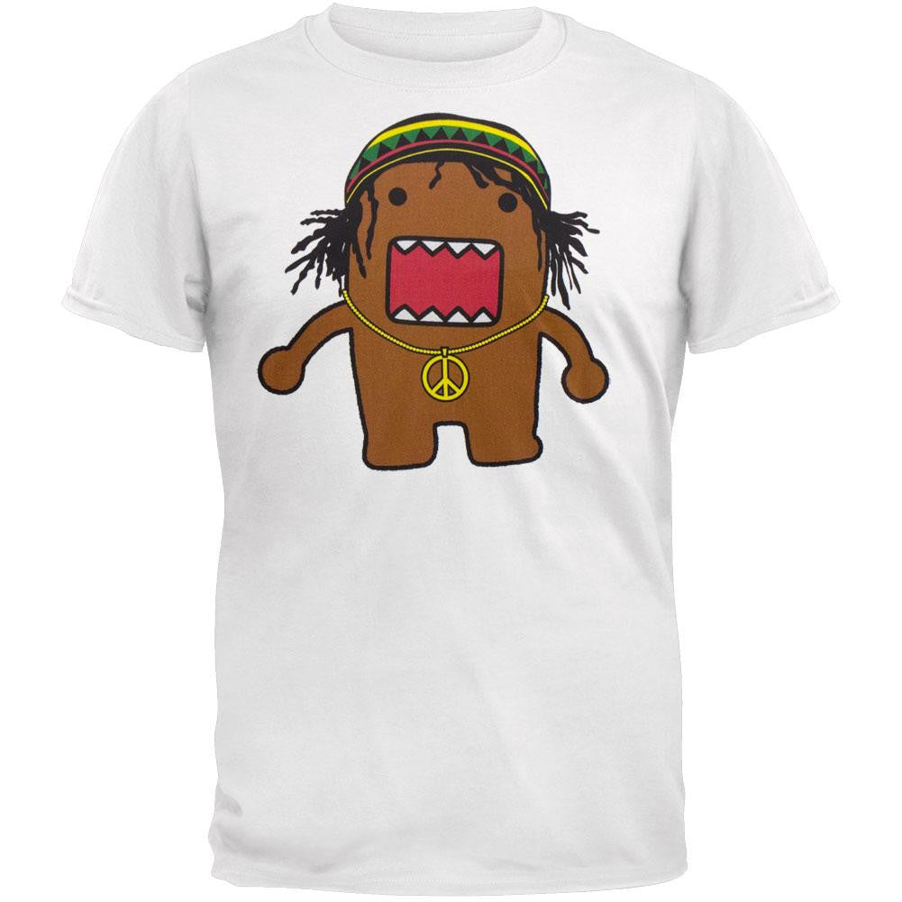 Domo - Rasta Mawn Soft T-Shirt Men's T-Shirts Domo SM White