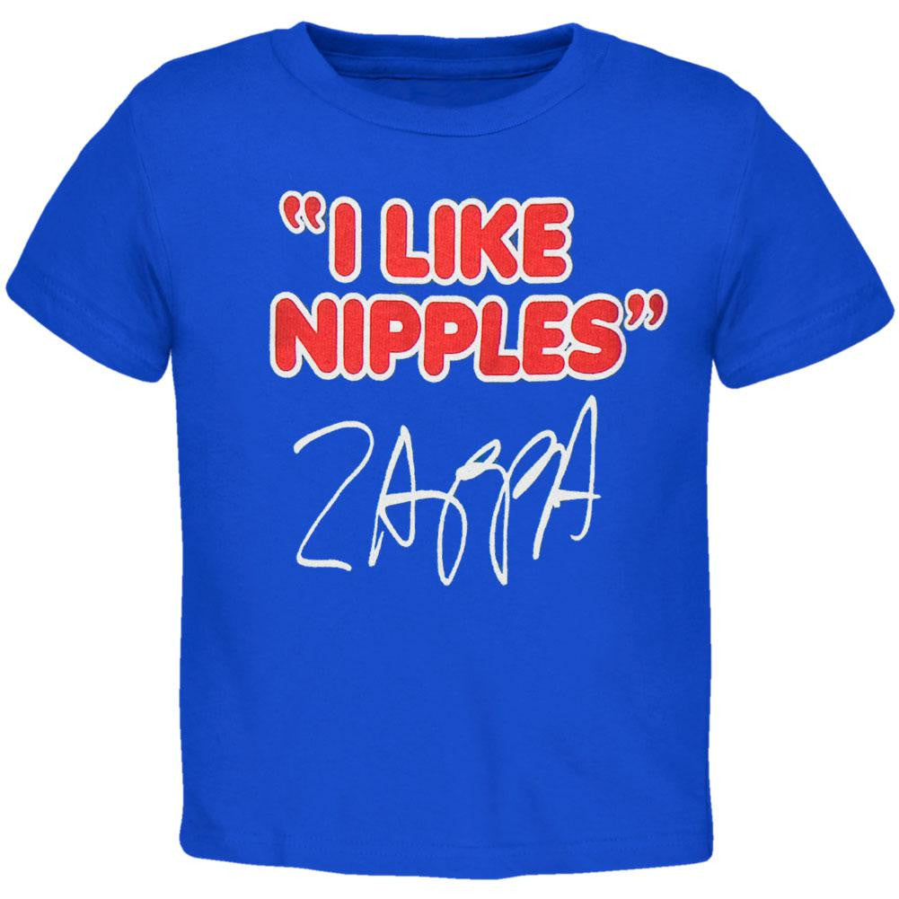 Frank Zappa - I Like Nipples Infant T-Shirt Infant T-Shirts Frank Zappa SM Blue