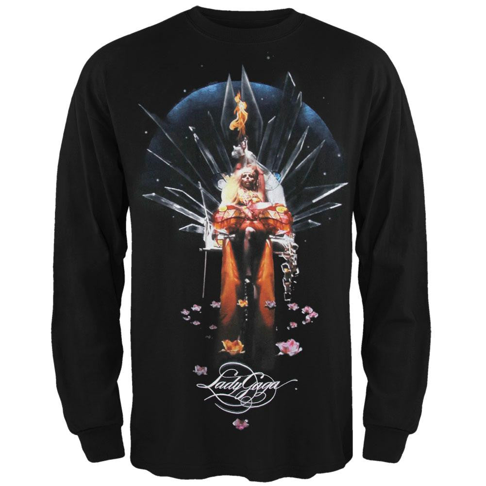 Lady Gaga - Swing Black Mens Long Sleeve T Shirt – Old Glory