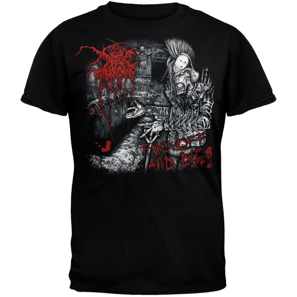 Darkthrone - Fuck Off And Die T-Shirt Men's T-Shirts Darkthrone LG Black