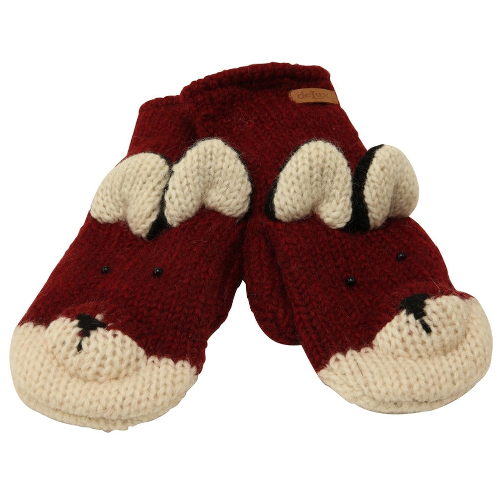 Felicity The Fox Knit Mittens Knit Mittens Old Glory