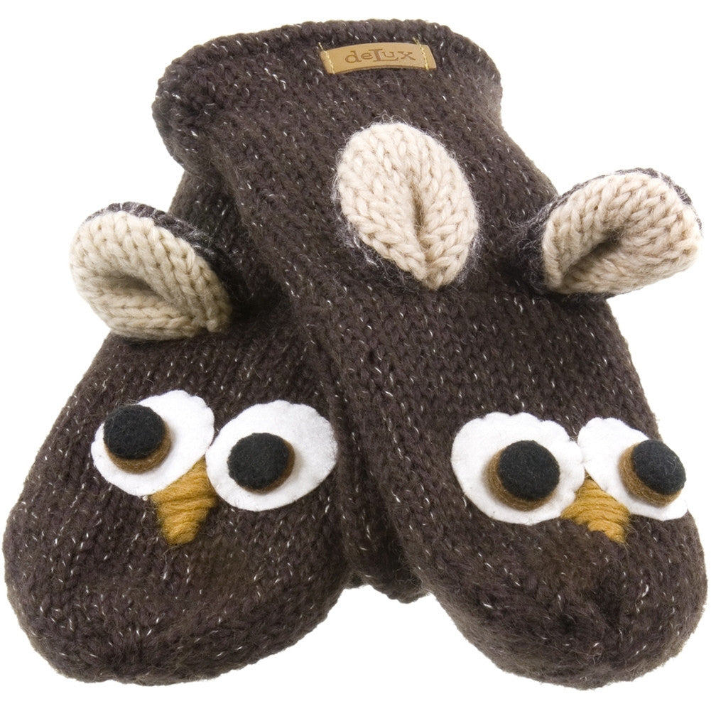 Ozzie The Owl Kids Knit Mittens Knit Mittens Old Glory