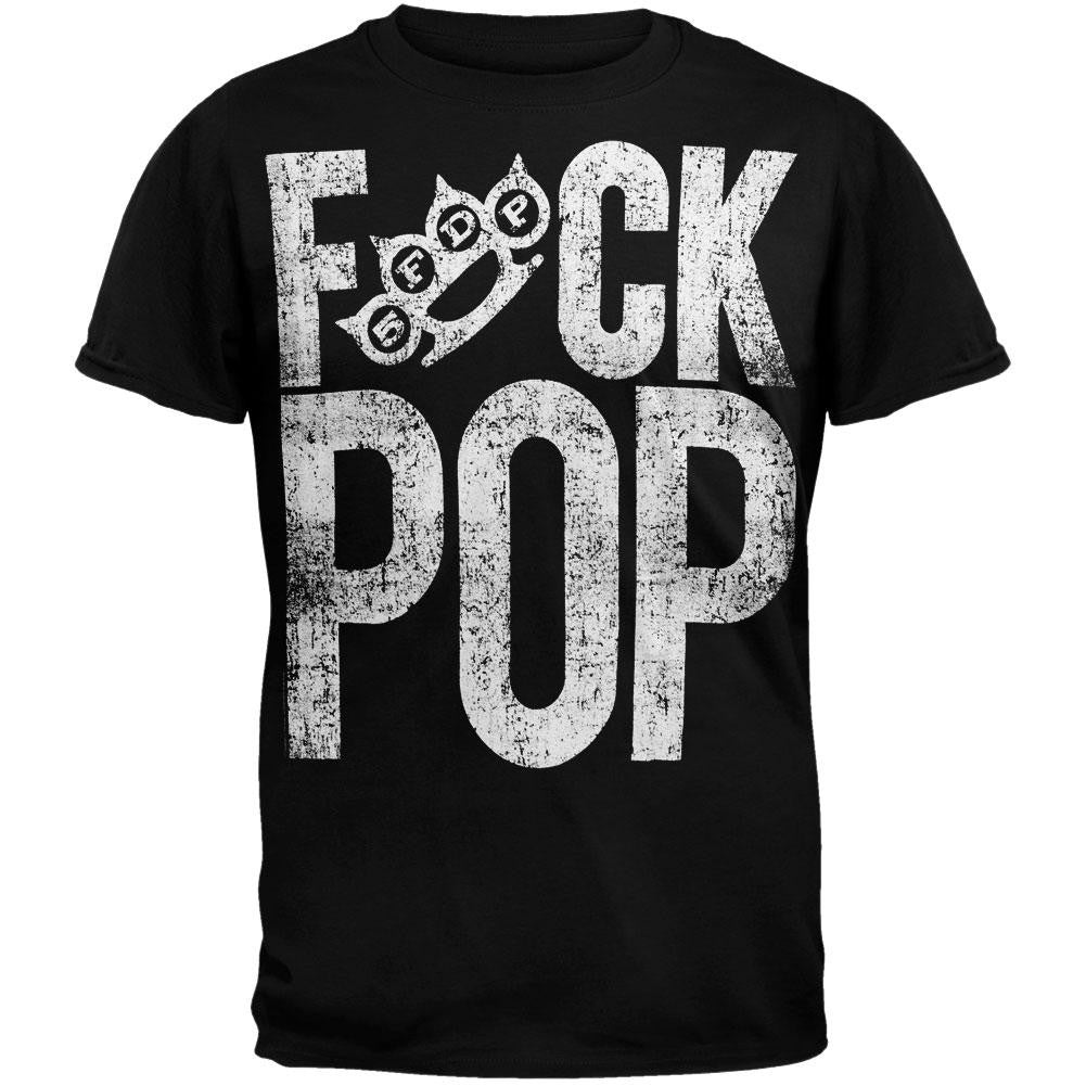 Five Finger Death Punch - Fuck Pop T-Shirt Men's T-Shirts Five Finger Death Punch SM Black