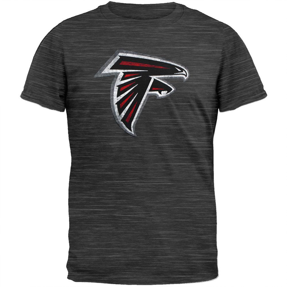 Atlanta Falcons - Logo Scrum Premium T-Shirt Men's T-Shirts Atlanta Falcons SM Grey