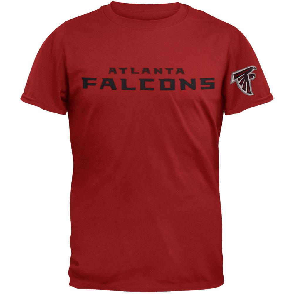Atlanta Falcons - Logo Fieldhouse Premium T-Shirt Men's T-Shirts Atlanta Falcons SM Red