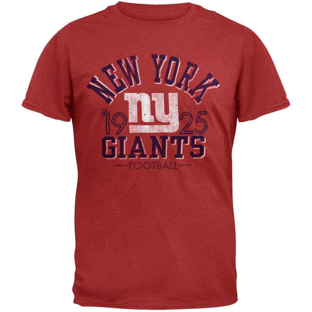 New York Giants - Logo Fadeaway Premium T-Shirt Men's T-Shirts New York Giants 2XL Red