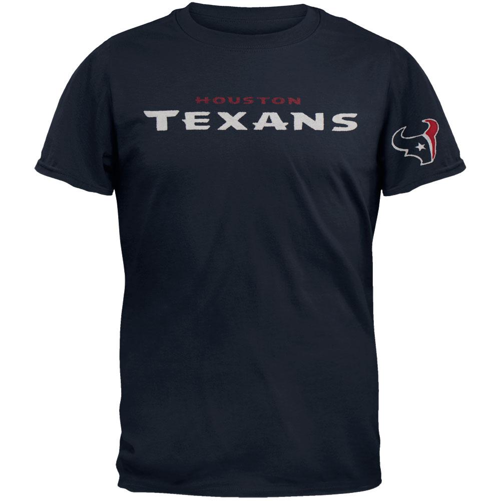 Houston Texans - Logo Fieldhouse Premium T-Shirt Men's T-Shirts Houston Texans SM Blue