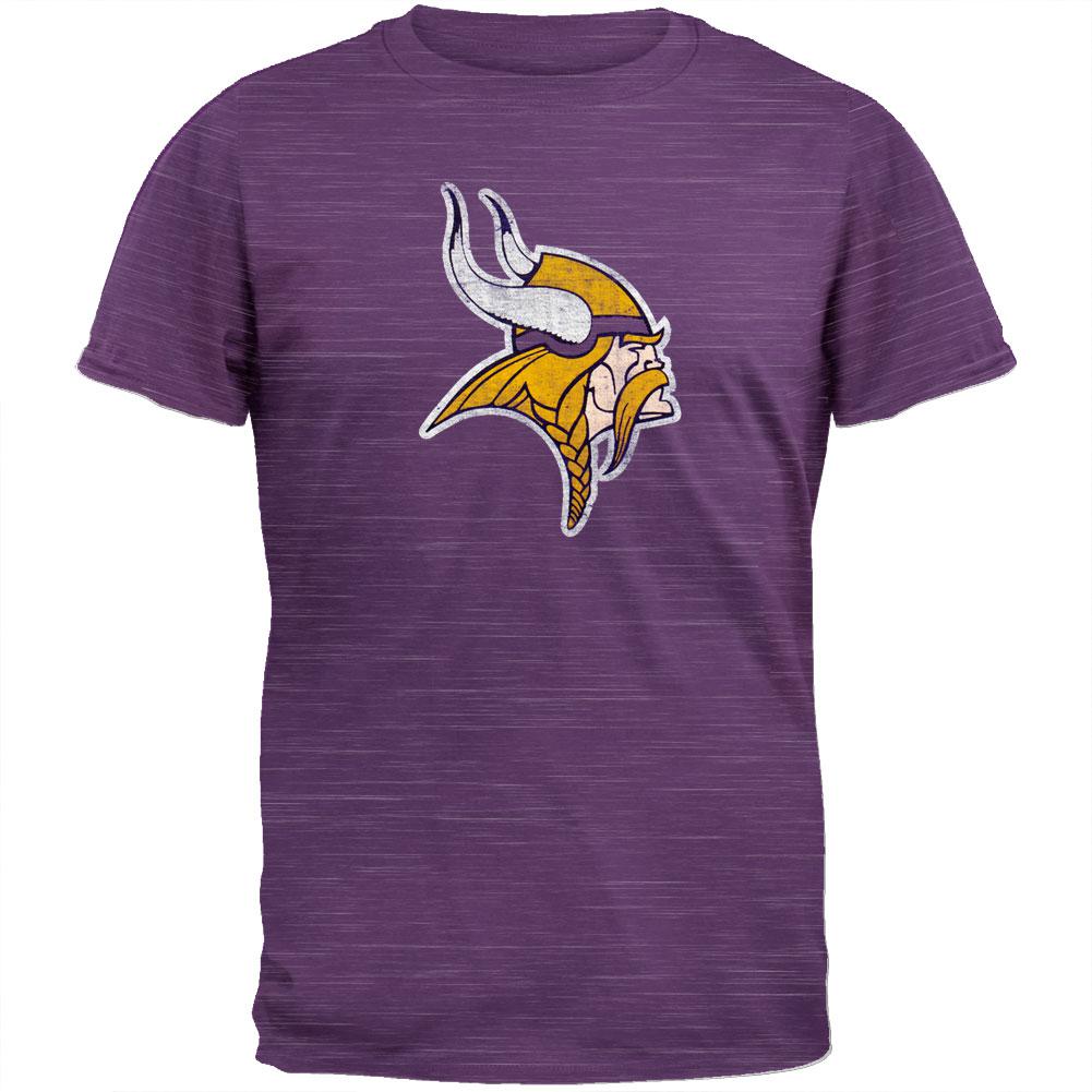 Minnesota Vikings - Logo Scrum Premium T-Shirt Men's T-Shirts Minnesota Vikings 2XL Purple