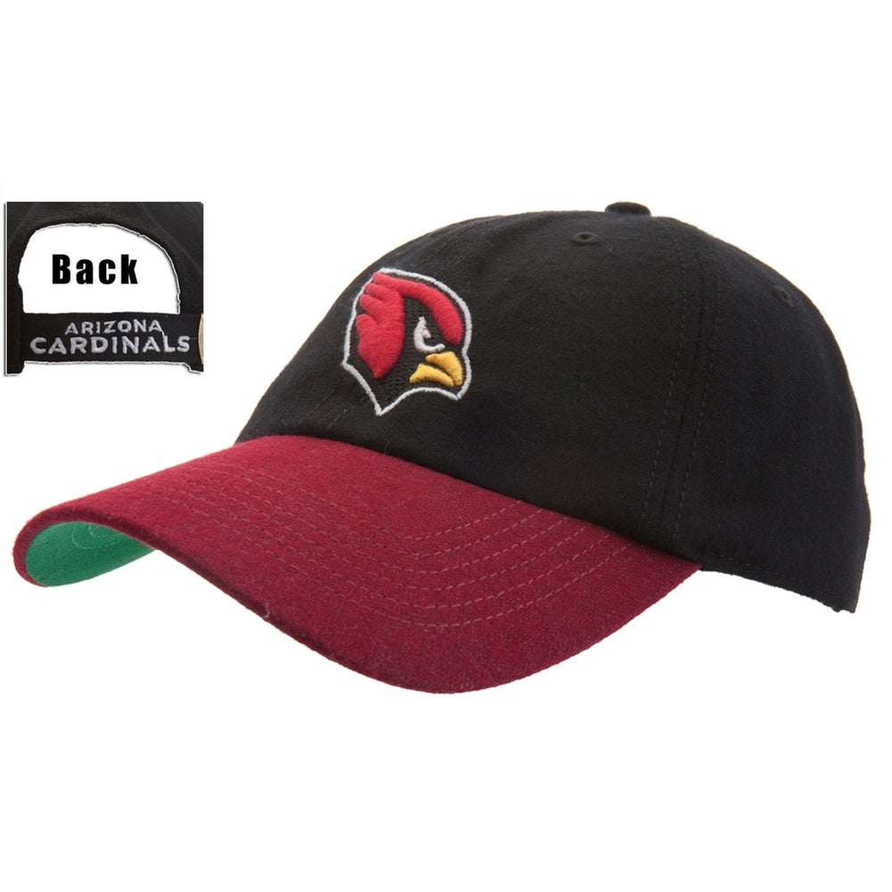 Arizona Cardinals - Logo Brooksby Adjustable Cap Adjustable Baseball Caps Old Glory OS Black