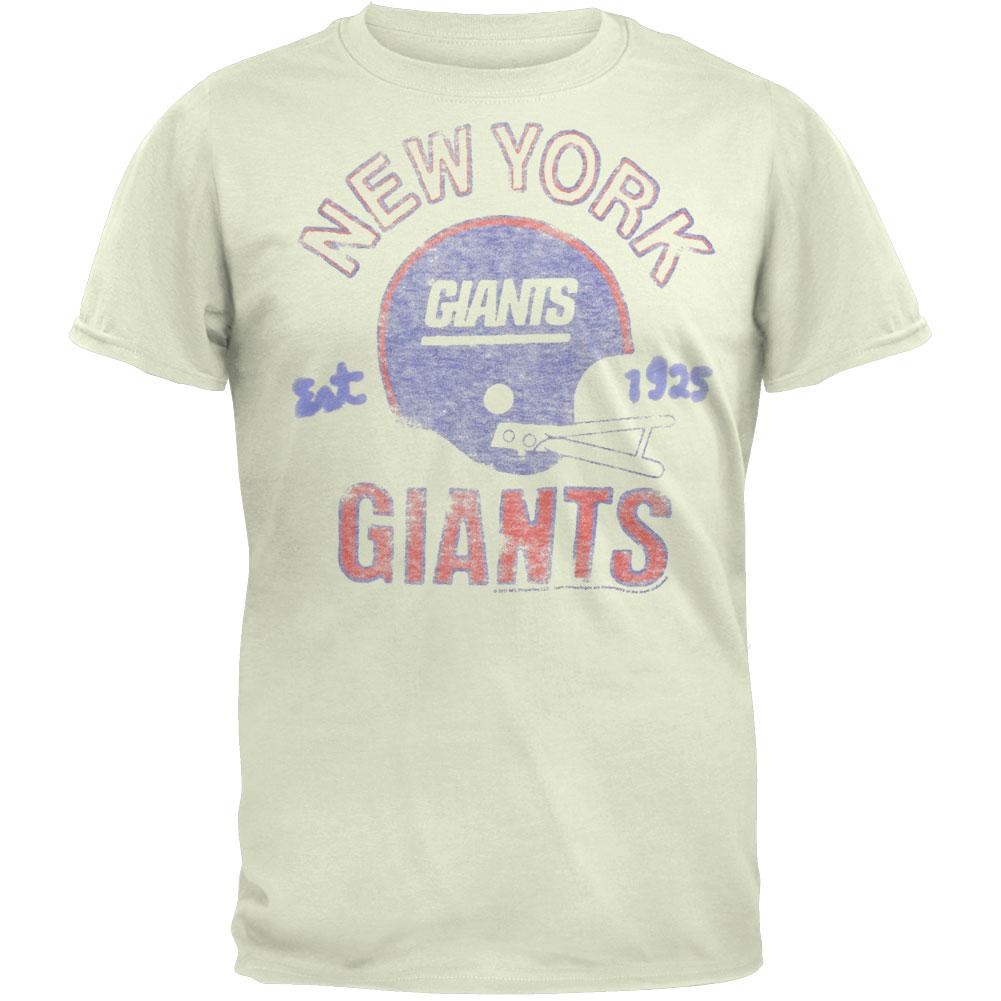 New York Giants - Est 1925 Soft T-Shirt Men's T-Shirts New York Giants 2XL White