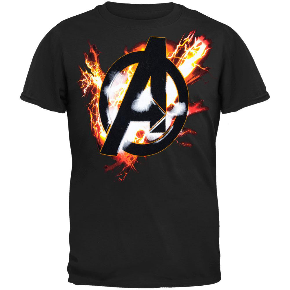 Avengers - 'Lectric Youth T-Shirt Youth T-Shirts The Avengers XL Black