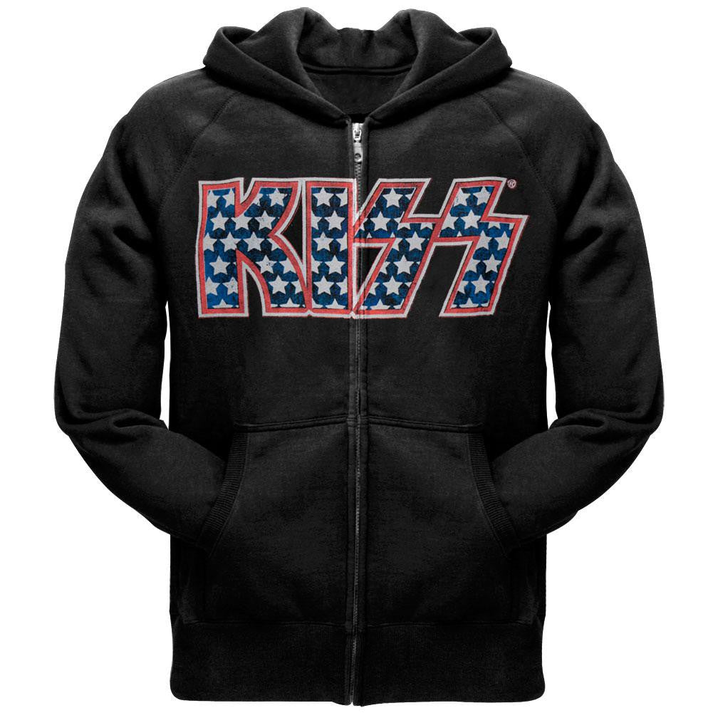 Kiss - Animalize Zip Hoodie Men's Hoodies Kiss SM Black