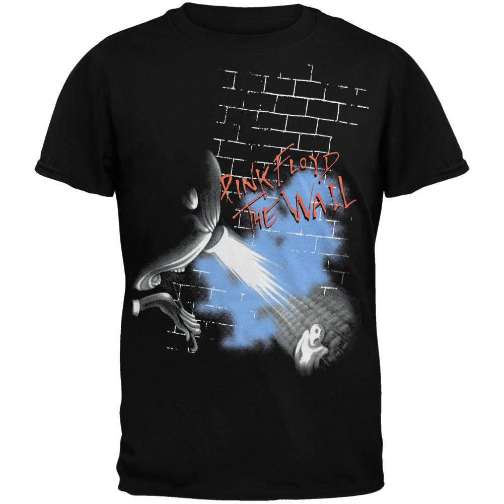 Pink Floyd - Bright Lights Youth T-Shirt Youth T-Shirts Pink Floyd SM Black
