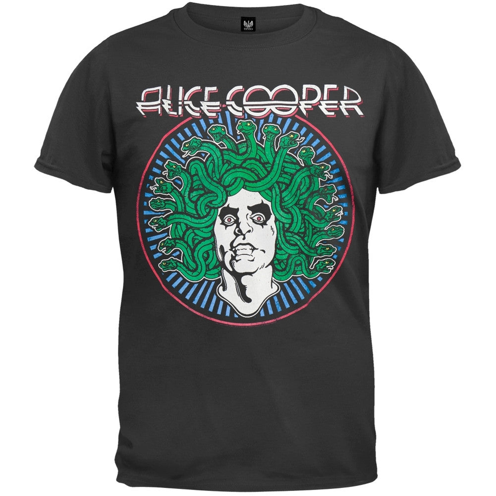 Alice Cooper - Vintage Medusa T-Shirt Men's T-Shirts Alice Cooper LG Black
