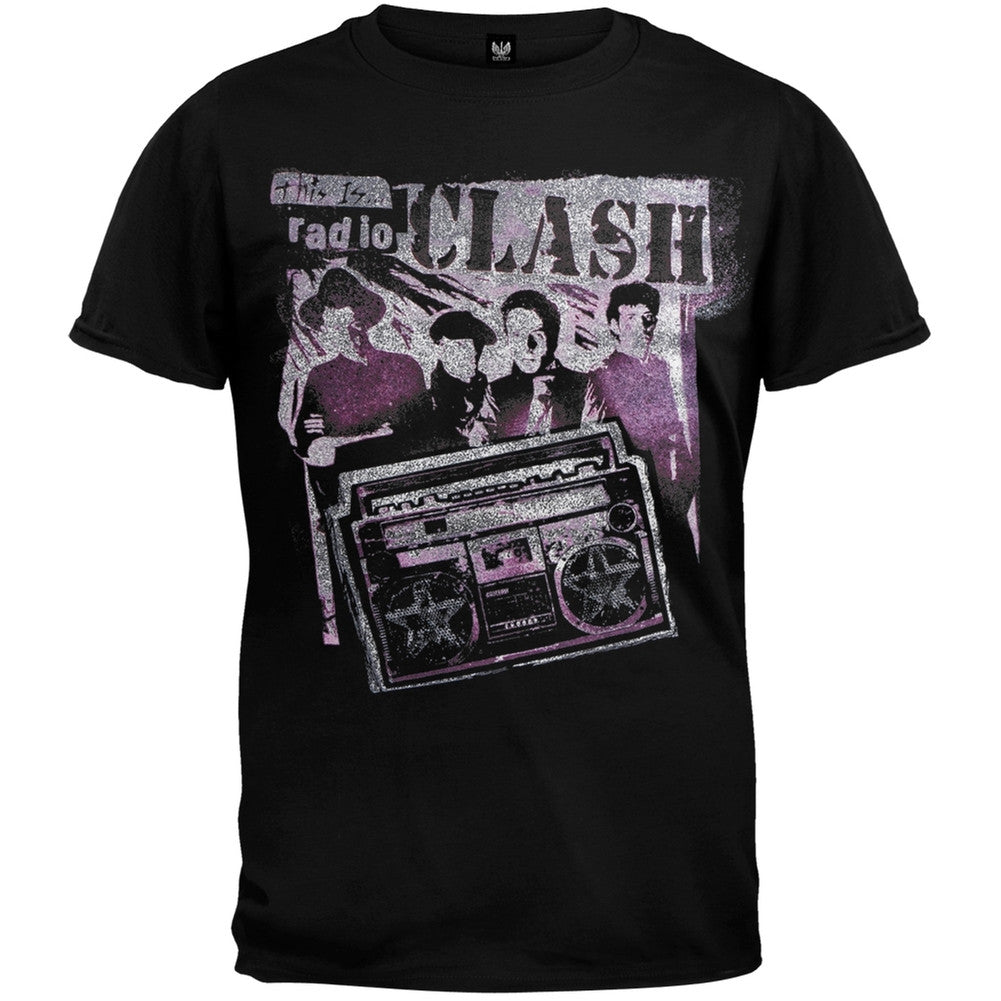 The Clash - Radio Clash T-Shirt Men's T-Shirts The Clash