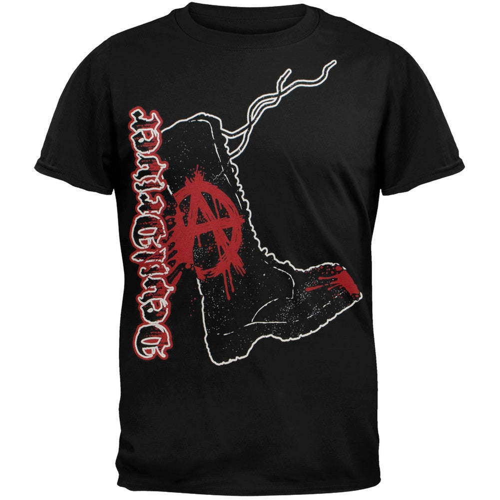 DevilDriver - Anarchy Boot T-Shirt Men's T-Shirts DevilDriver