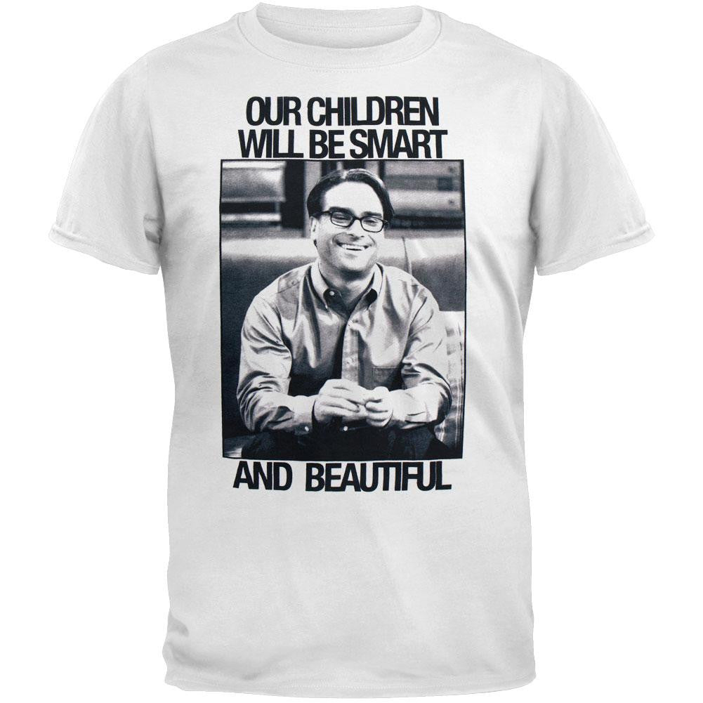 Big Bang Theory - Smart And Beautiful T-Shirt Men's T-Shirts Big Bang Theory SM White