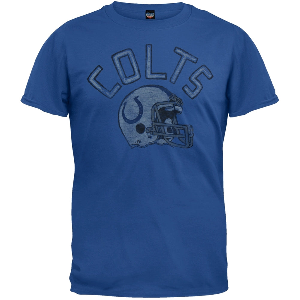 Indianapolis Colts - Kick Off Royal Blue Soft T-Shirt Men's T-Shirts Indianapolis Colts 2XL Blue