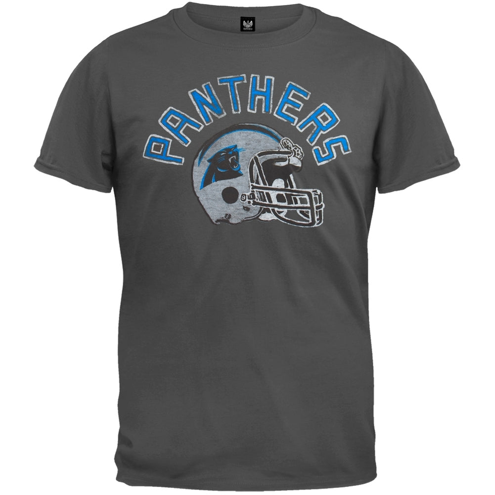 Carolina Panthers - Kick Off Soft T-Shirt Men's T-Shirts Carolina Panthers MD Black
