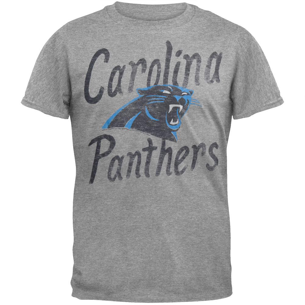 Carolina Panthers - Game Day Soft T-Shirt Men's T-Shirts Carolina Panthers LG Grey