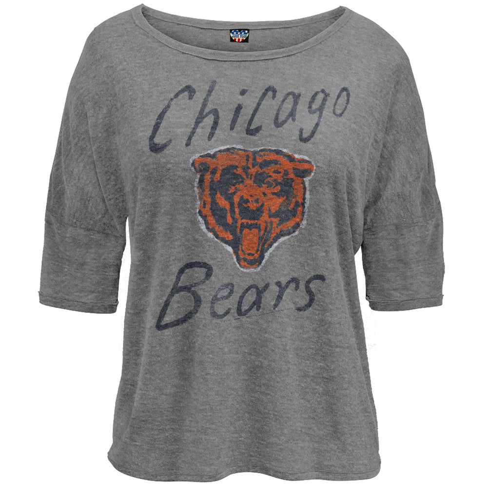 Chicago Bears - Game Day Juniors T-Shirt Juniors T-Shirts Chicago Bears LG Grey