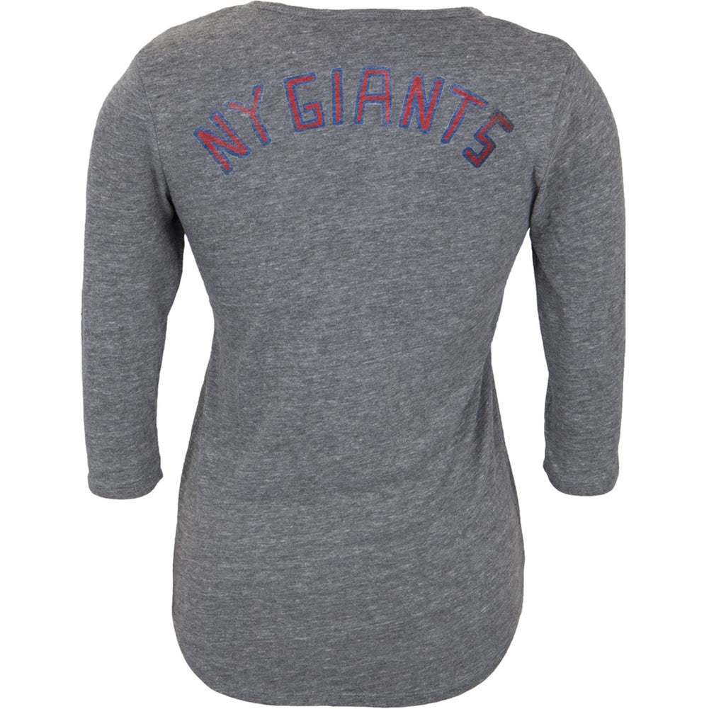 New York Giants - Half Time Juniors Henley Juniors Raglans New York Giants