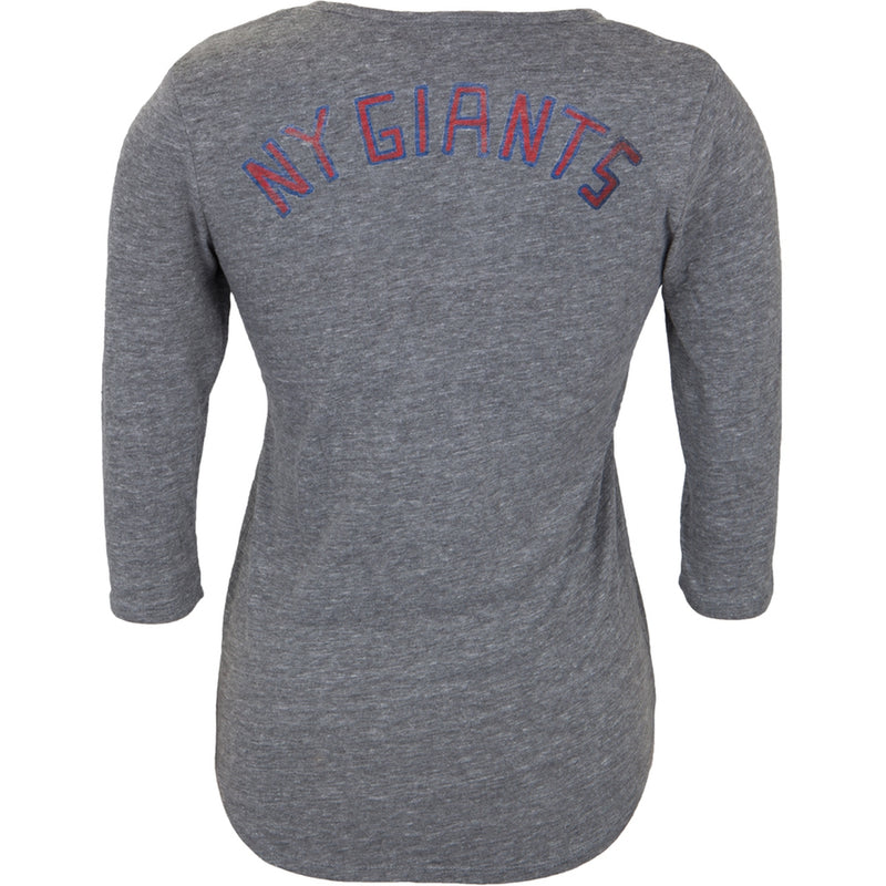 New York Giants - Half Time Juniors Henley Juniors Raglans New York Giants