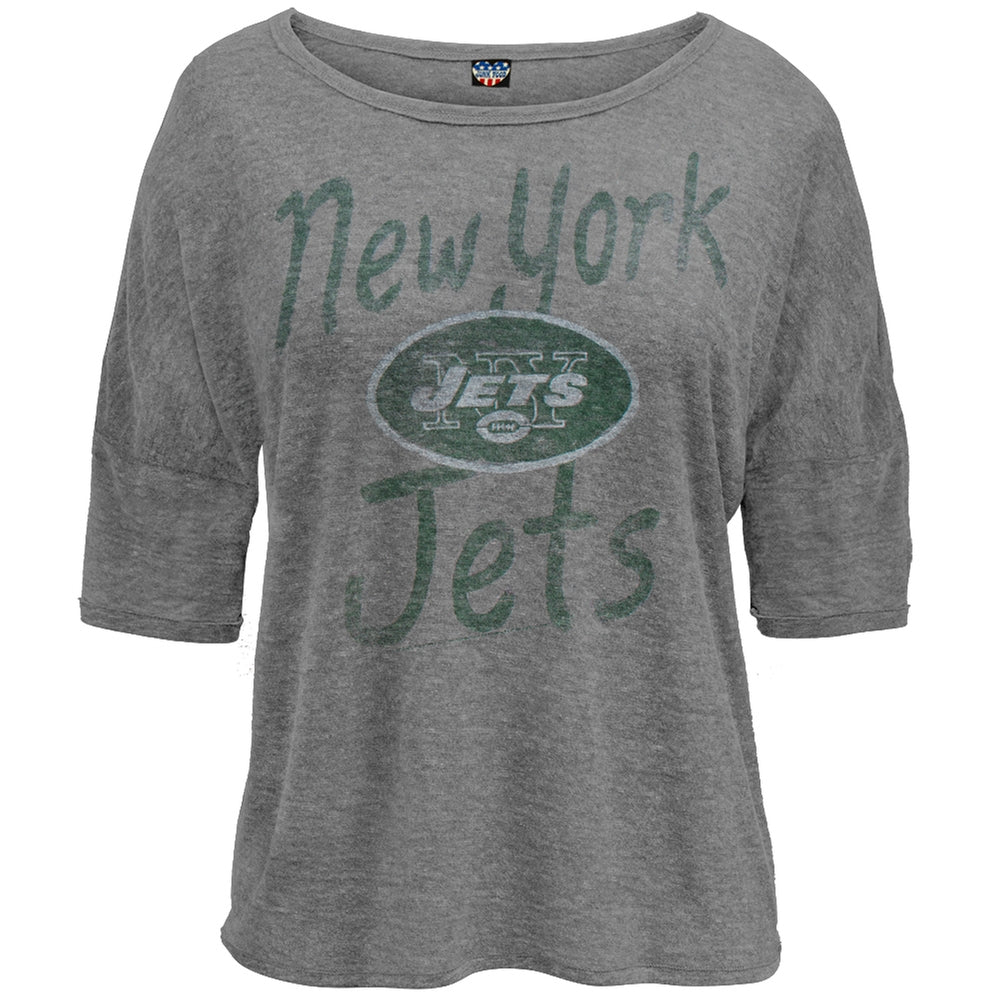 New York Jets - Game Day Juniors T-Shirt Juniors T-Shirts New York Jets LG Grey