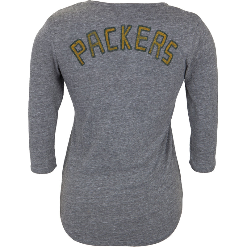 Green Bay Packers - Half Time Juniors Henley Juniors Raglans Green Bay Packers