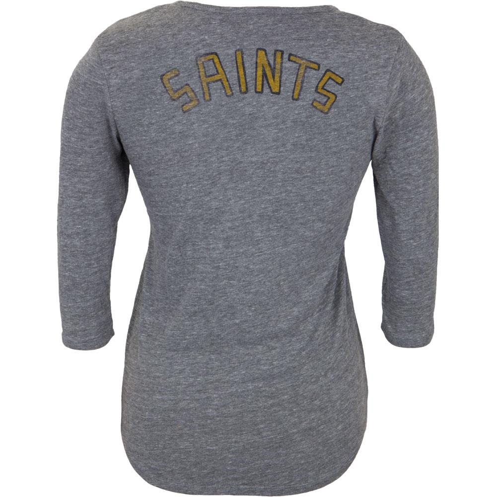 New Orleans Saints - Half Time Juniors Henley Juniors Henleys New Orleans Saints