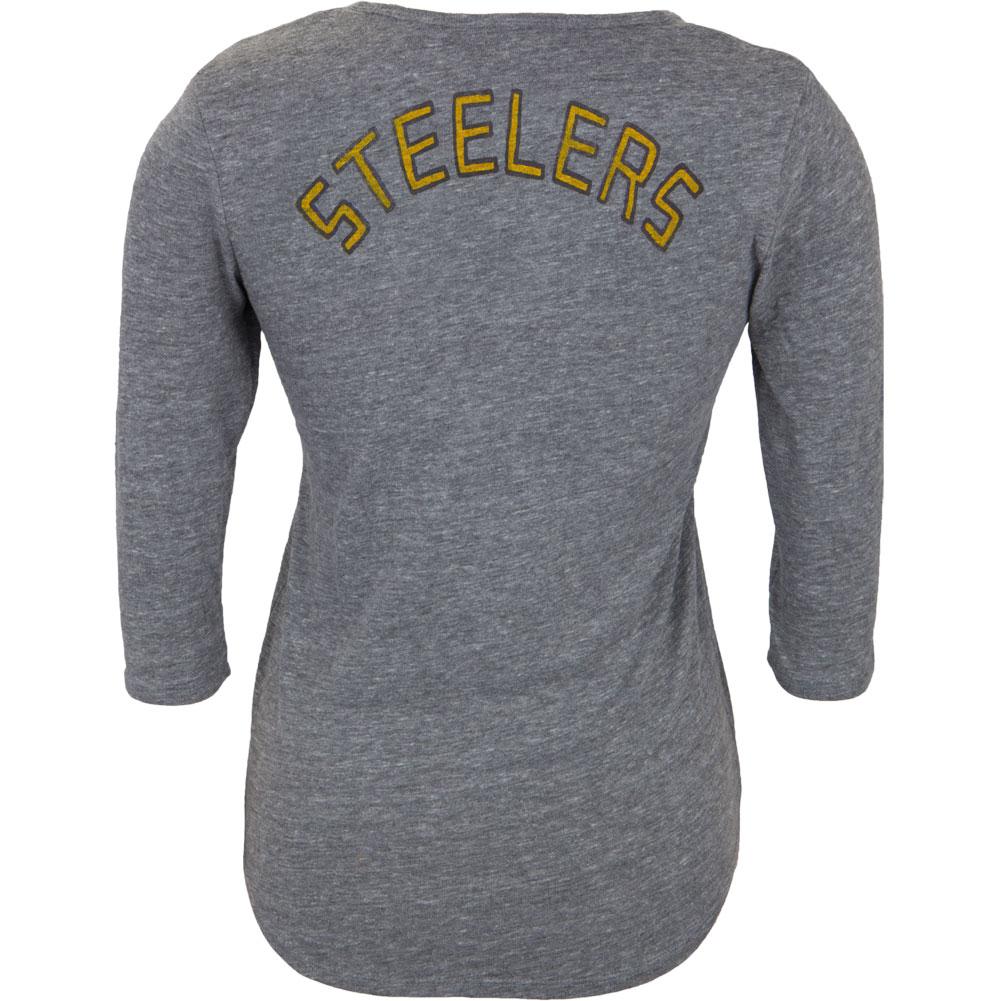Pittsburgh Steelers - Half Time Juniors Henley Juniors Henleys Pittsburgh Steelers