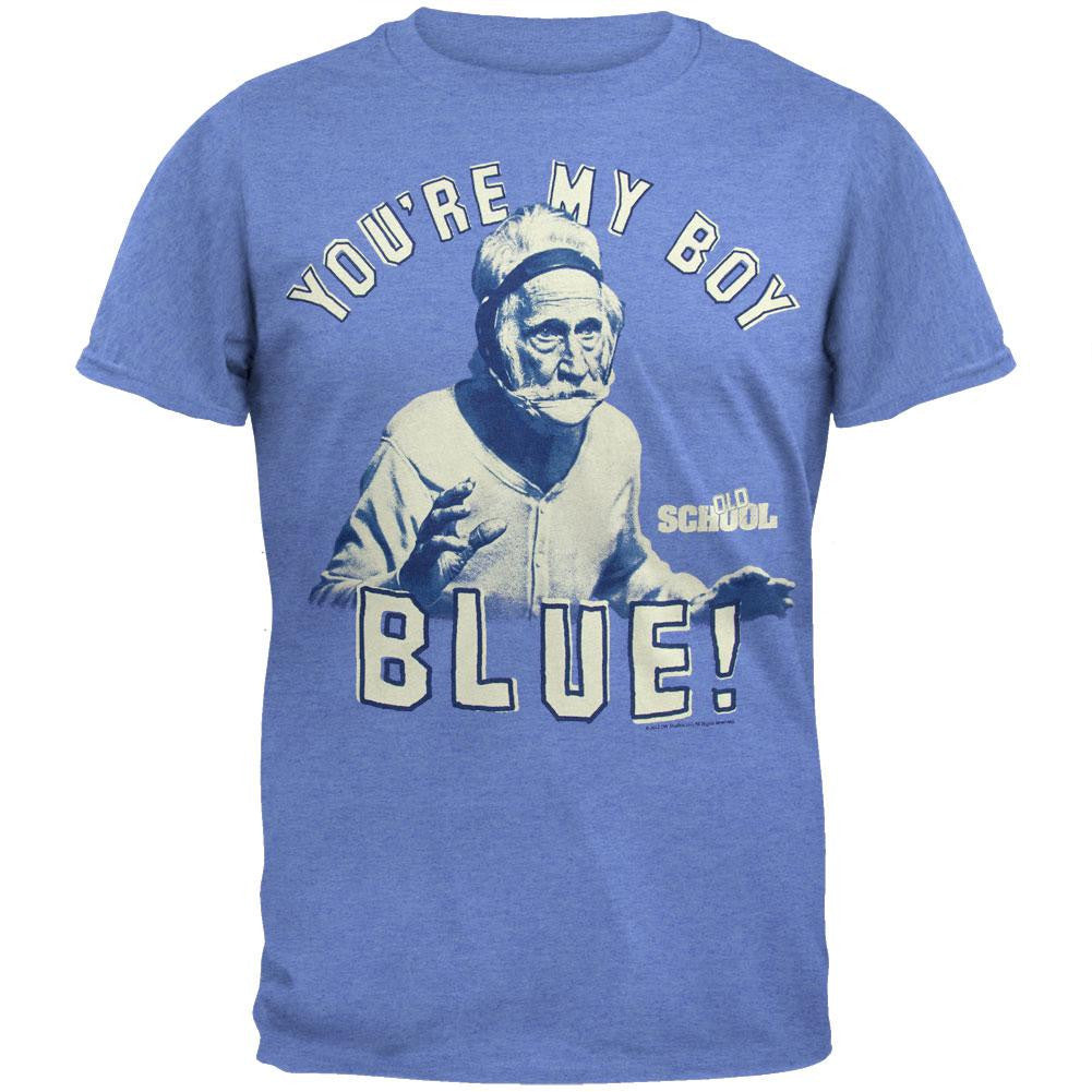 Old School - You're My Boy Blue Soft T-Shirt Men's T-Shirts Old School SM Blue