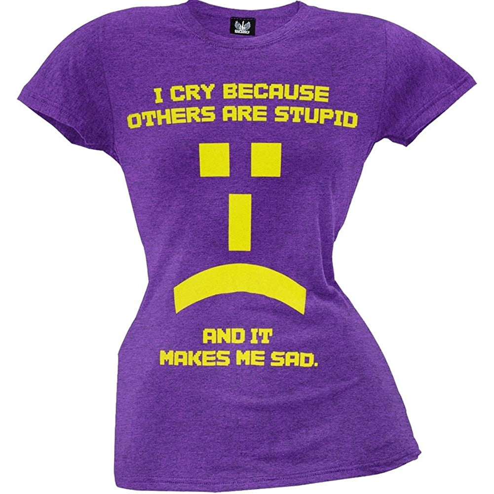 Big Bang Theory - Others Are Stupid Juniors T-Shirt Juniors T-Shirts Big Bang Theory