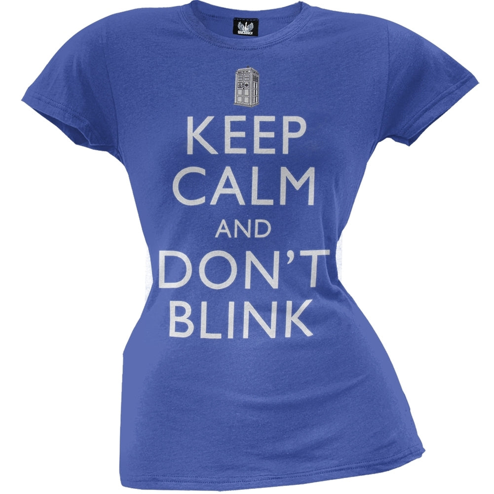 Doctor Who - Keep Calm Juniors T-Shirt Juniors T-Shirts Doctor Who