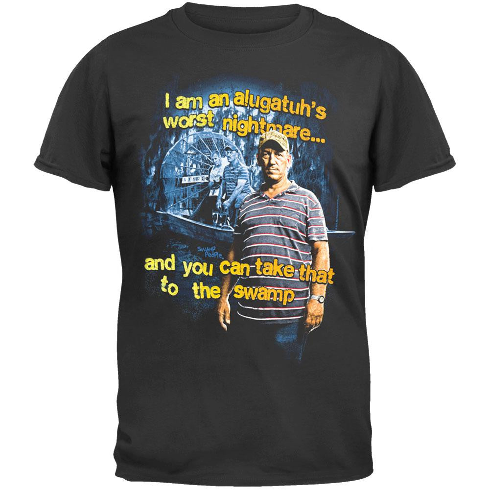 Swamp People - Worst Nightmare T-Shirt Men's T-Shirts Swamp People LG Black