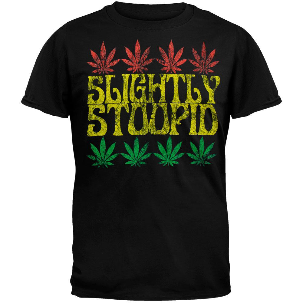 Slightly Stoopid - Leaf Soft T-Shirt Men's T-Shirts Slightly Stoopid 2XL Black