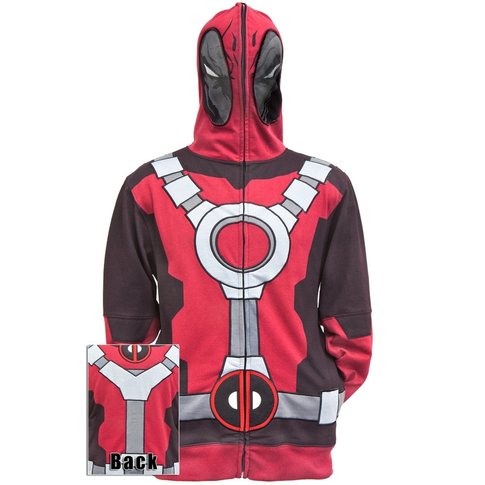 Deadpool - Mr. Pool Costume Zip Hoodie Men's Hoodies Deadpool MD Red
