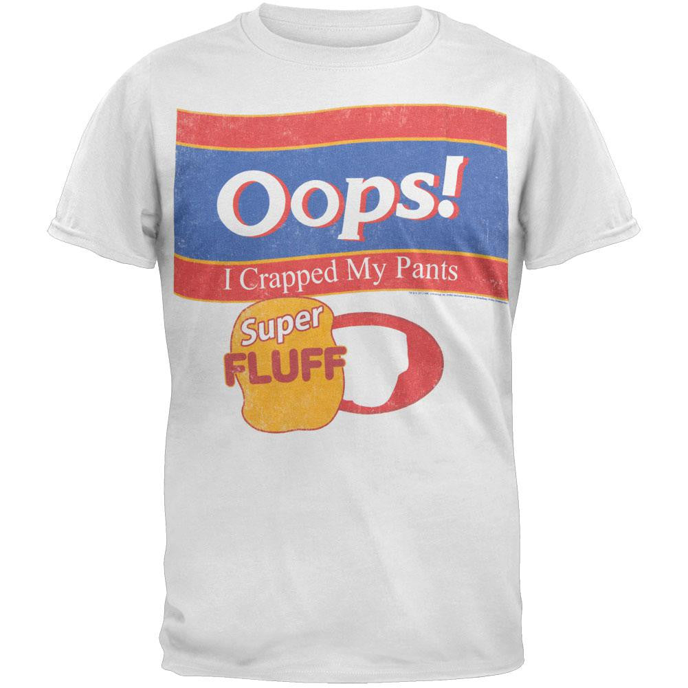 Saturday Night Live - Oops T-Shirt Men's T-Shirts Saturday Night Live 2XL White