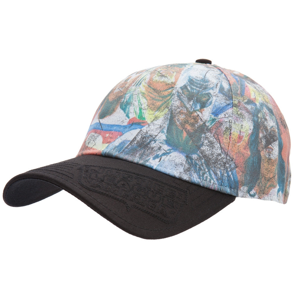 Justice League Of America - Painted Group Flex-Fit Cap Fitted Baseball Caps Old Glory