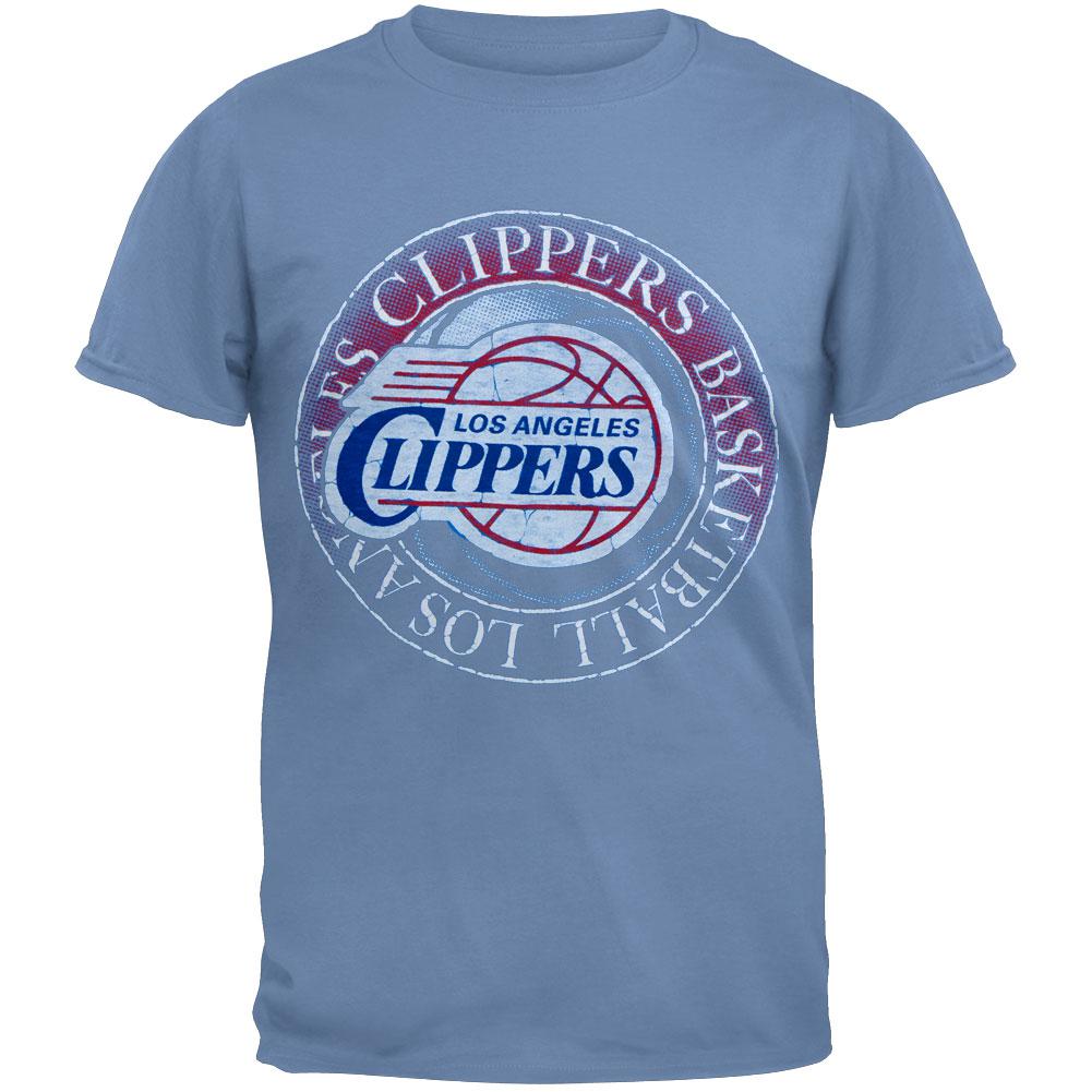 Los Angeles Clippers - Basketball Logo Soft T-Shirt Men's T-Shirts Los Angeles Clippers 2XL Blue