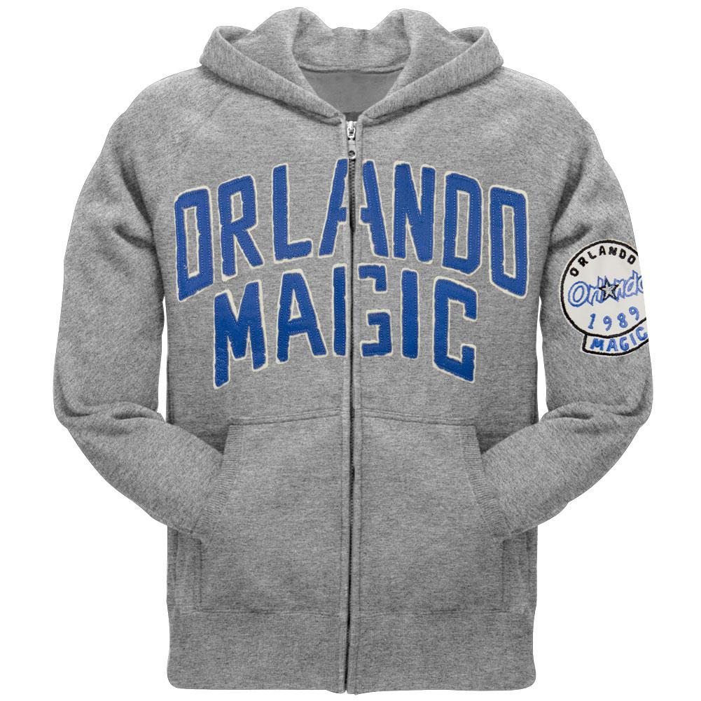 Orlando Magic - 1989 Vintage Logo Zip Hoodie Men's Hoodies Orlando Magic 2XL Grey