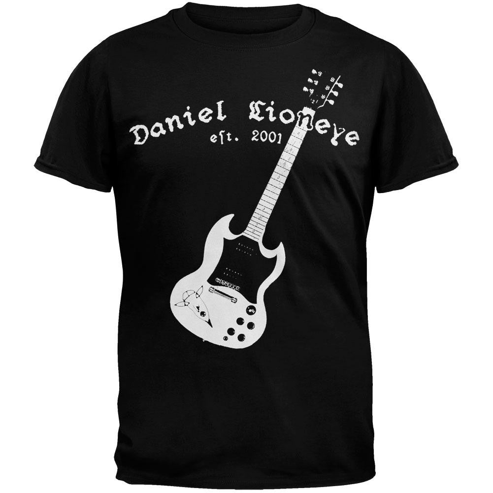 Daniel Lioneye - Vintage Guitar T-Shirt Men's T-Shirts Daniel Lioneye SM Black