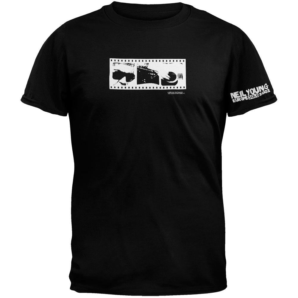Neil Young - Film 2003 Tour T-Shirt Men's T-Shirts Neil Young XL Black